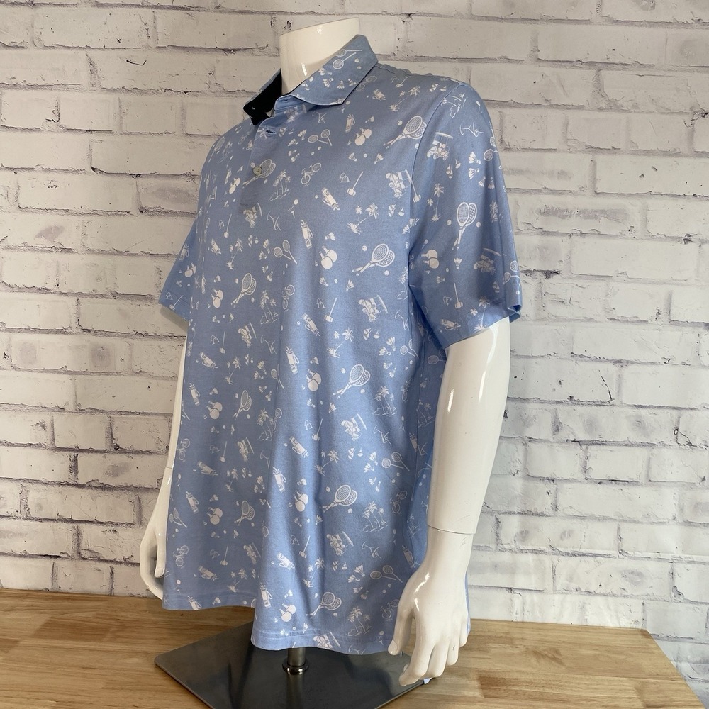 Ralph Lauren Polo Golf Shirt Men's XL Polo Short Sleeve Blue Golf Sports NWT - Picture 3 of 13